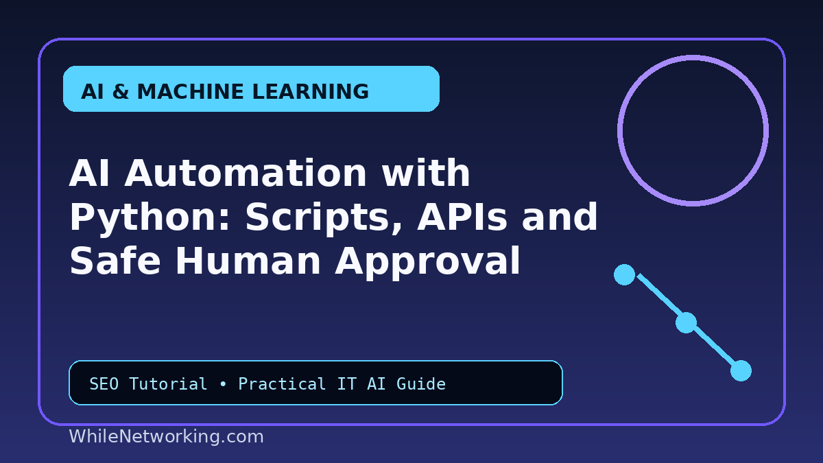AI Automation with Python: Scripts, APIs and Safe Human Approval