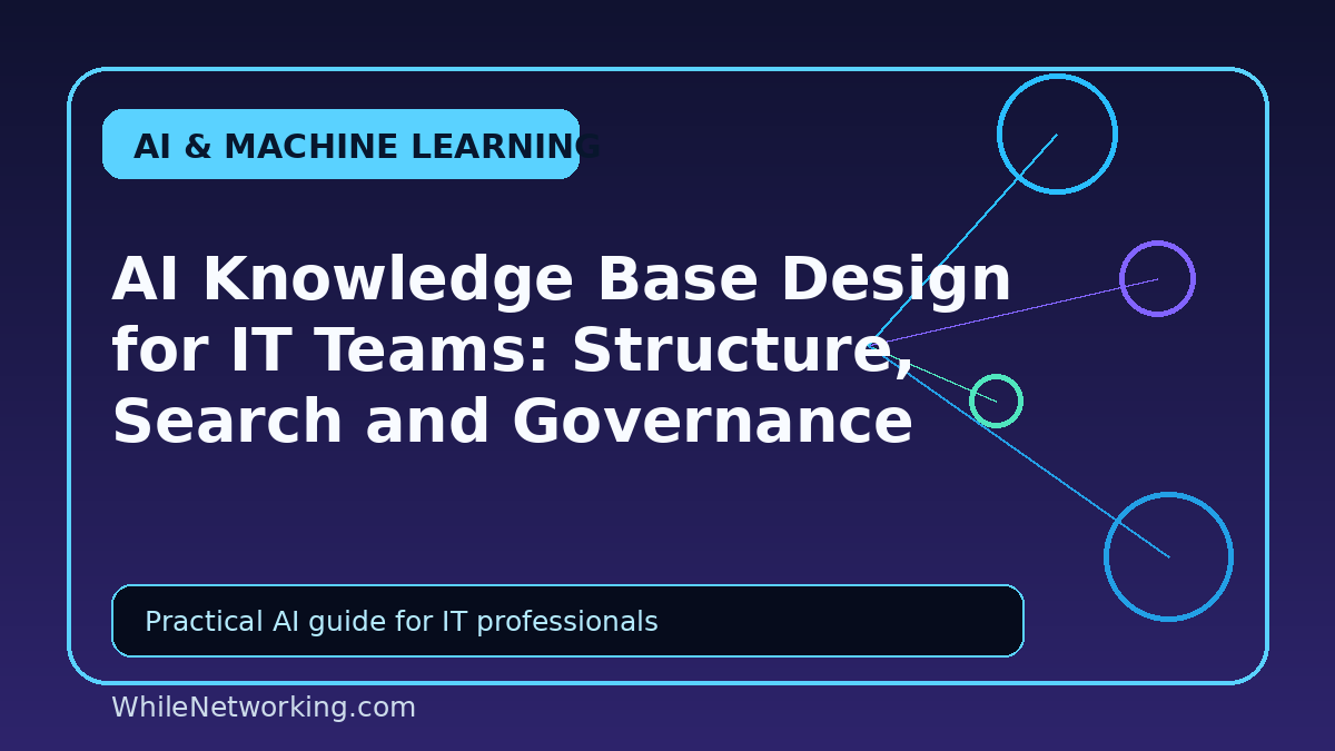 AI Knowledge Base Design for IT Teams: Structure, Search and Governance