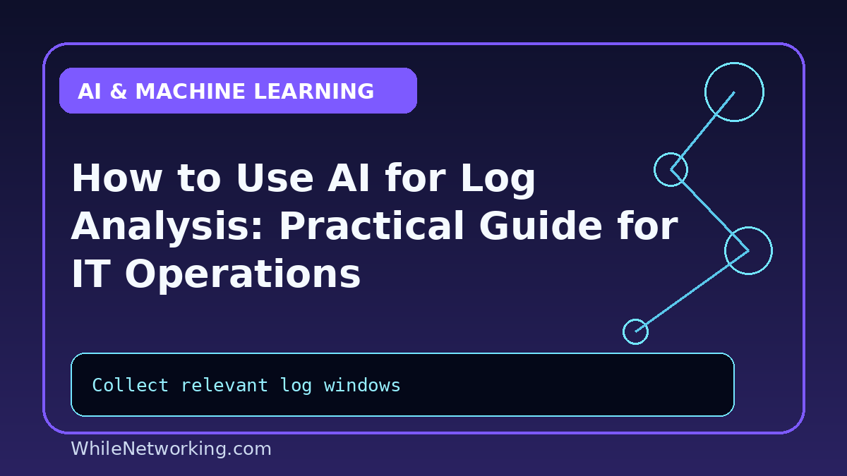 How to Use AI for Log Analysis: Practical Guide for IT Operations