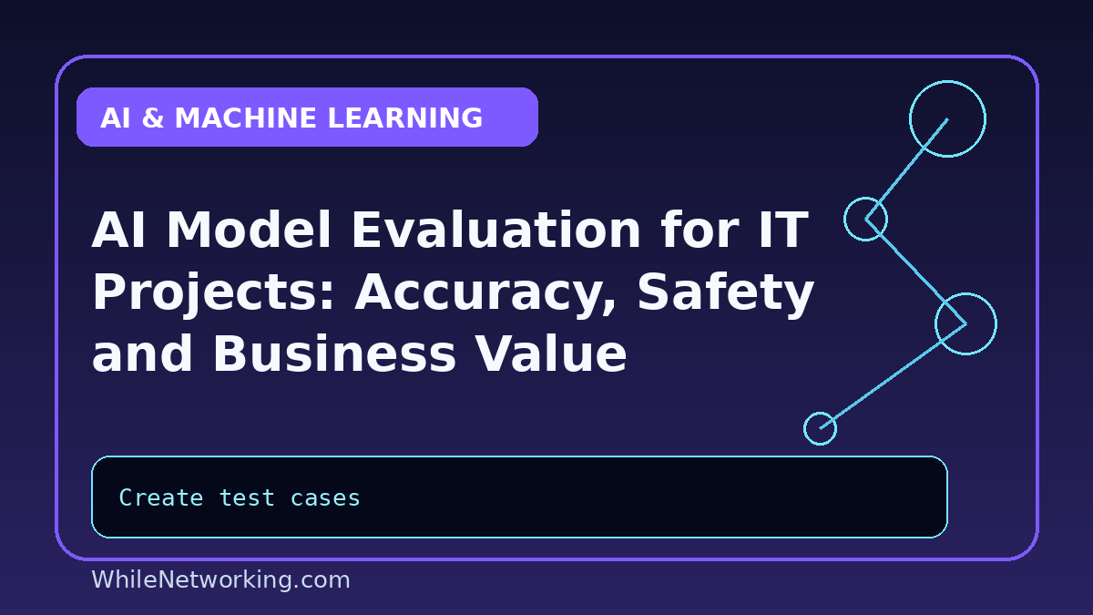 AI Model Evaluation for IT Projects: Accuracy, Safety and Business Value