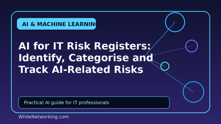 AI for IT Risk Registers: Identify, Categorise and Track AI-Related Risks