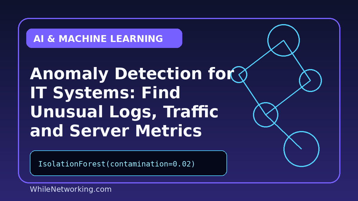 Anomaly Detection for IT Systems: Find Unusual Logs, Traffic and Server Metrics