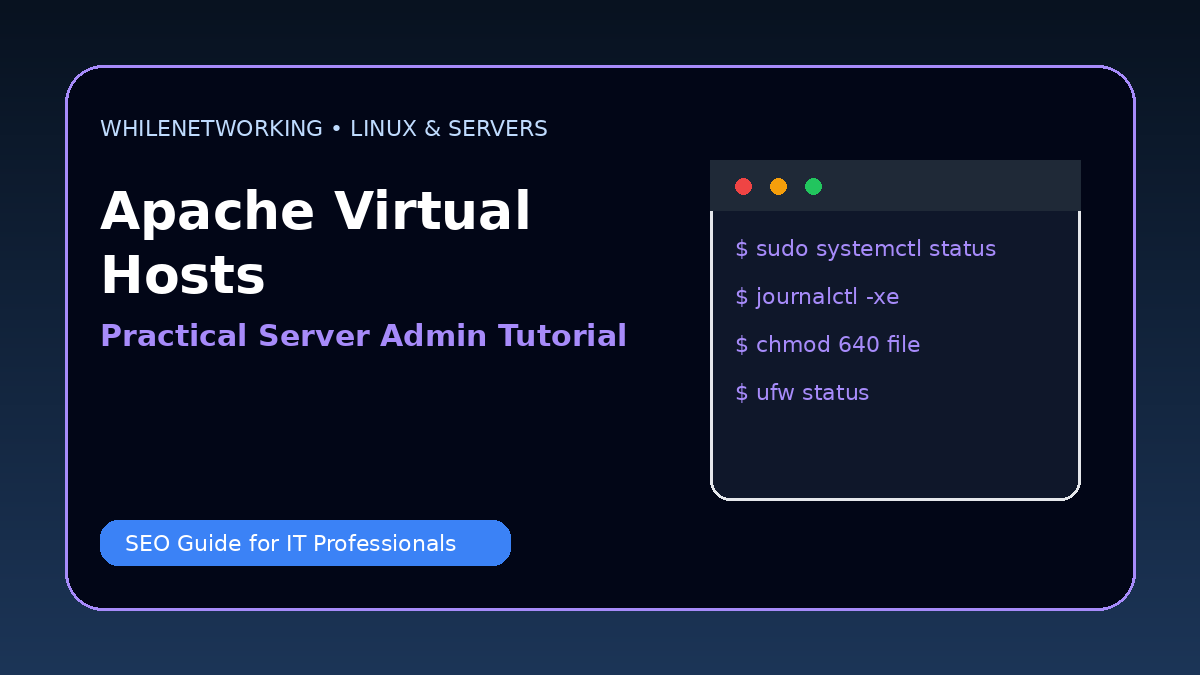 Apache virtual host configuration Ubuntu practical server admin guide