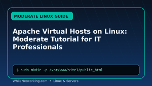 Apache Virtual Hosts on Linux: Moderate Tutorial for IT Professionals