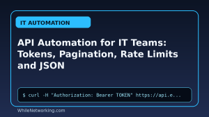 API Automation for IT Teams: Tokens, Pagination, Rate Limits and JSON