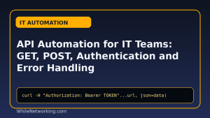 API Automation for IT Teams: GET, POST, Authentication and Error Handling featured image