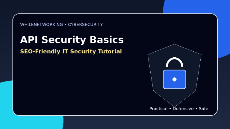 API security basics authentication rate limits logging guide for IT teams