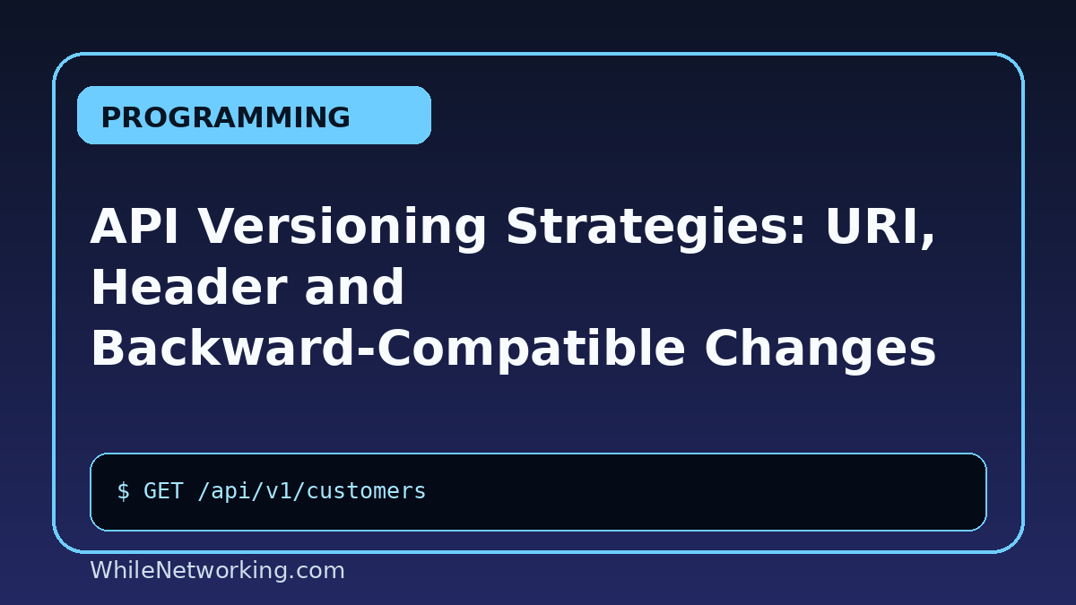 API Versioning Strategies: URI, Header and Backward-Compatible Changes