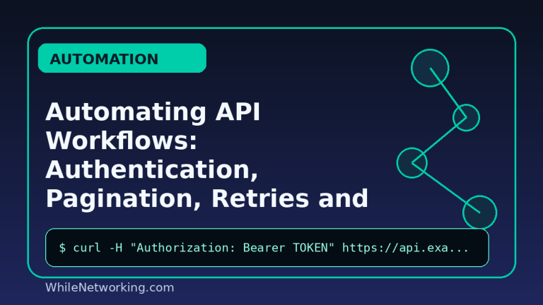 Automating API Workflows: Authentication, Pagination, Retries and Error Handling