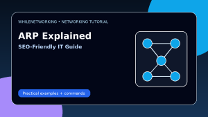 ARP explained for IT support address resolution protocol networking tutorial