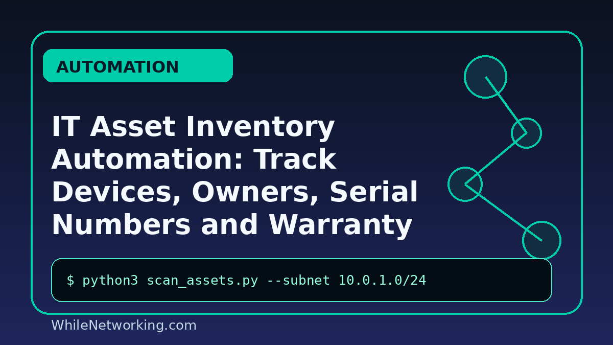 IT Asset Inventory Automation: Track Devices, Owners, Serial Numbers and Warranty
