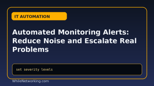 Automated Monitoring Alerts: Reduce Noise and Escalate Real Problems featured image