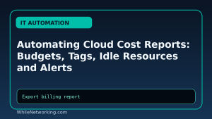 Automating Cloud Cost Reports: Budgets, Tags, Idle Resources and Alerts
