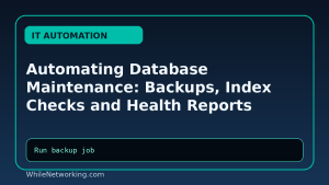 Automating Database Maintenance: Backups, Index Checks and Health Reports