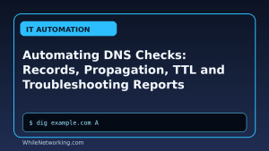 Automating DNS Checks: Records, Propagation, TTL and Troubleshooting Reports