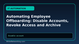 Automating Employee Offboarding: Disable Accounts, Revoke Access and Archive Data