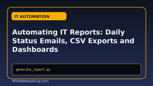 Automating IT Reports: Daily Status Emails, CSV Exports and Dashboards featured image