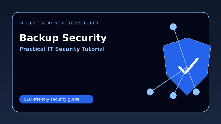 Data backup security how to protect backups from ransomware