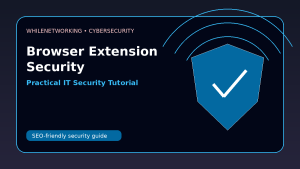 Browser extension security reduce risk from add-ons IT tutorial