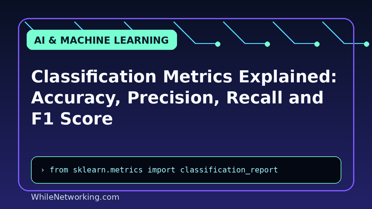 Classification Metrics Explained: Accuracy, Precision, Recall and F1 Score