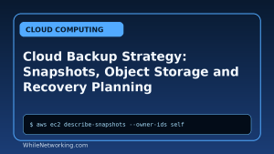 Cloud Backup Strategy: Snapshots, Object Storage and Recovery Planning