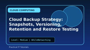 Cloud Backup Strategy: Snapshots, Versioning, Retention and Restore Testing