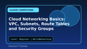 Cloud Networking Basics: VPC, Subnets, Route Tables and Security Groups Explained
