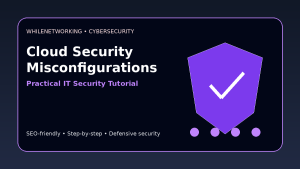 Cloud security misconfigurations common mistakes IT teams should avoid