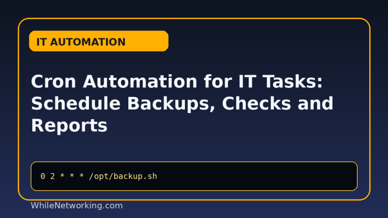 Cron Automation for IT Tasks: Schedule Backups, Checks and Reports featured image