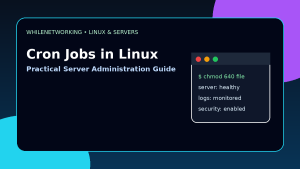 Cron jobs in Linux schedule scripts automate server tasks tutorial