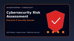 Cybersecurity risk assessment guide for IT teams identifying and prioritizing threats