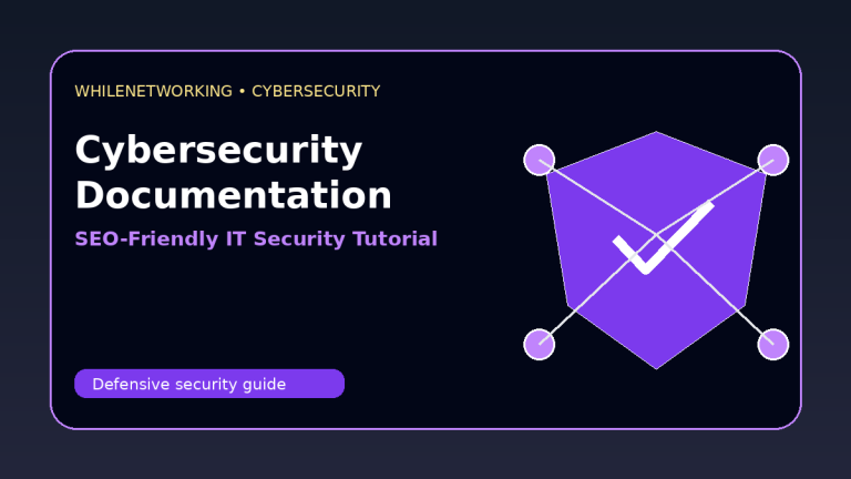 Cybersecurity documentation guide for IT teams and better security operations