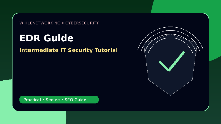 Endpoint Detection and Response EDR guide for IT support teams