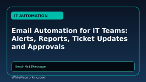 Email Automation for IT Teams: Alerts, Reports, Ticket Updates and Approvals