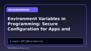 Environment Variables in Programming: Secure Configuration for Apps and Scripts