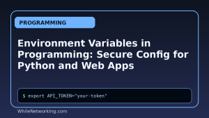 Environment Variables in Programming: Secure Config for Python and Web Apps