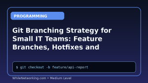 Git Branching Strategy for Small IT Teams: Feature Branches, Hotfixes and Releases
