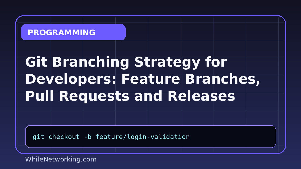 Git Branching Strategy for Developers: Feature Branches, Pull Requests and Releases