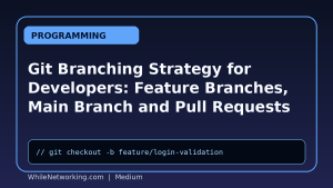 Git Branching Strategy for Developers: Feature Branches, Main Branch and Pull Requests