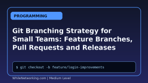 Git Branching Strategy for Small Teams: Feature Branches, Pull Requests and Releases