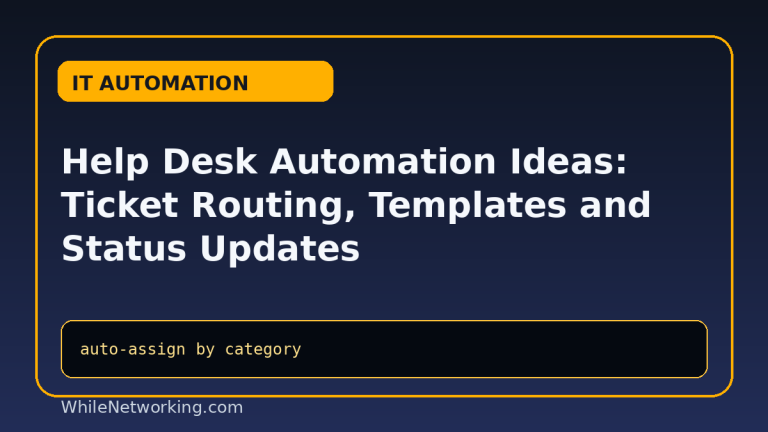 Help Desk Automation Ideas: Ticket Routing, Templates and Status Updates featured image