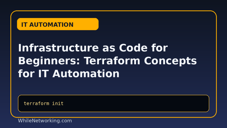 Infrastructure as Code for Beginners: Terraform Concepts for IT Automation featured image