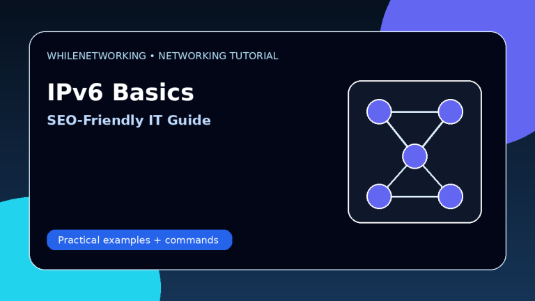 IPv6 basics for IT professionals beyond IPv4 beginner to intermediate tutorial