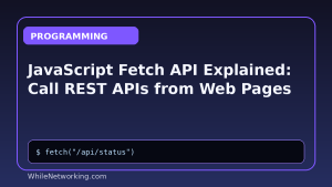 JavaScript Fetch API Explained: Call REST APIs from Web Pages
