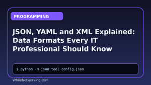 JSON, YAML and XML Explained: Data Formats Every IT Professional Should Know
