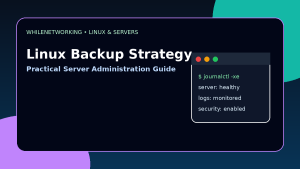 Linux backup strategy for servers rsync tar recovery planning tutorial