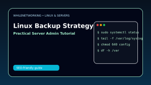Linux backup strategy for small servers rsync tar recovery basics