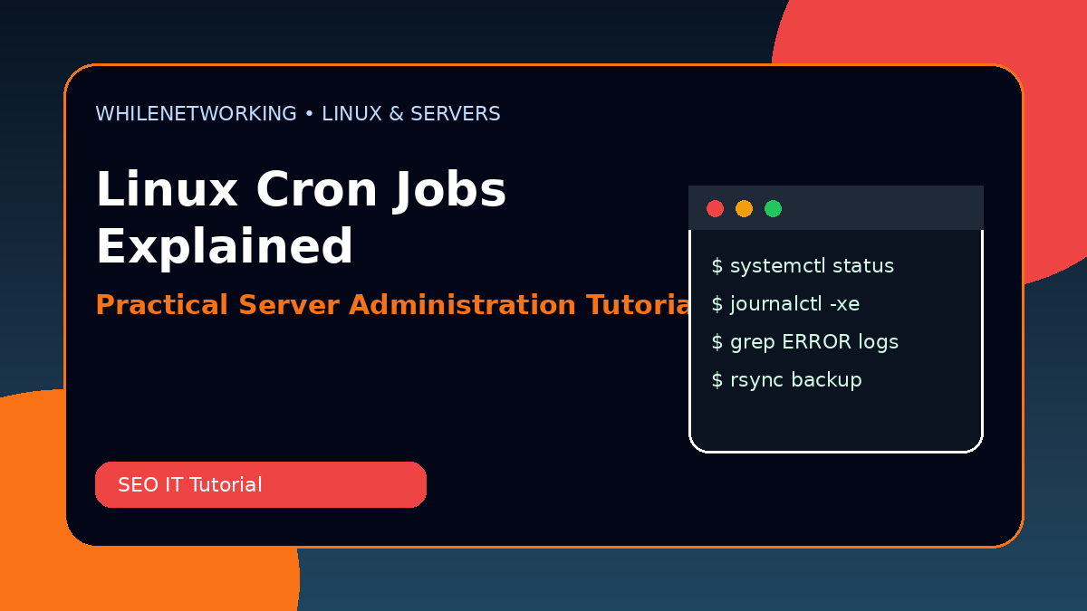 Linux cron jobs explained schedule tasks and troubleshoot automation scripts