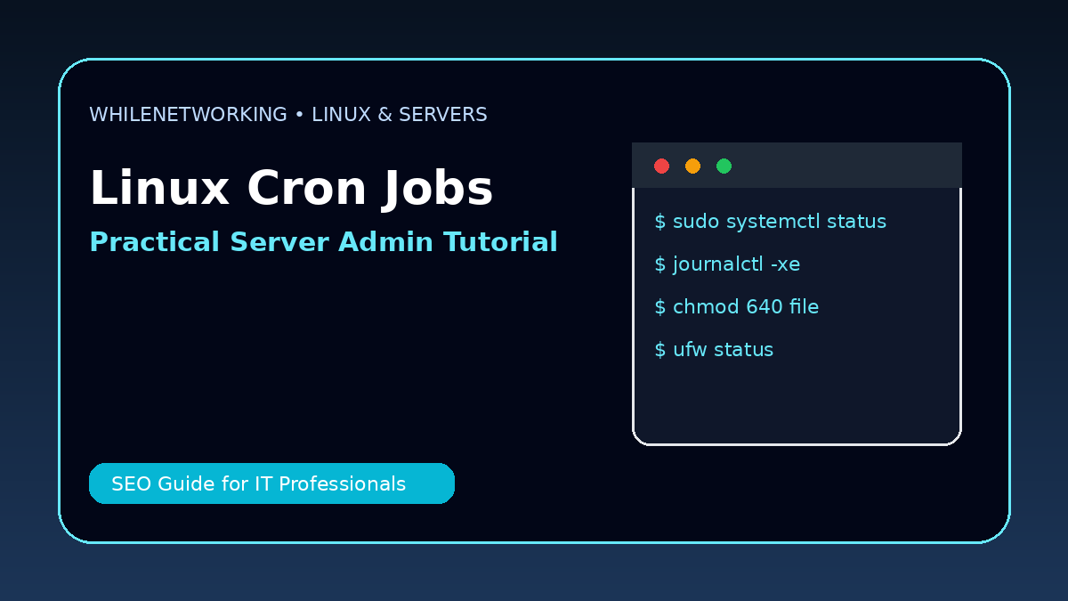 Linux cron jobs explained schedule server backups and scripts tutorial