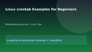 Linux crontab Examples for Beginners featured image